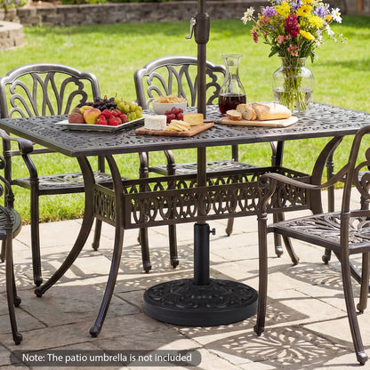 Round Parasol Base, 38mm Heavy Duty Umbrella Stand