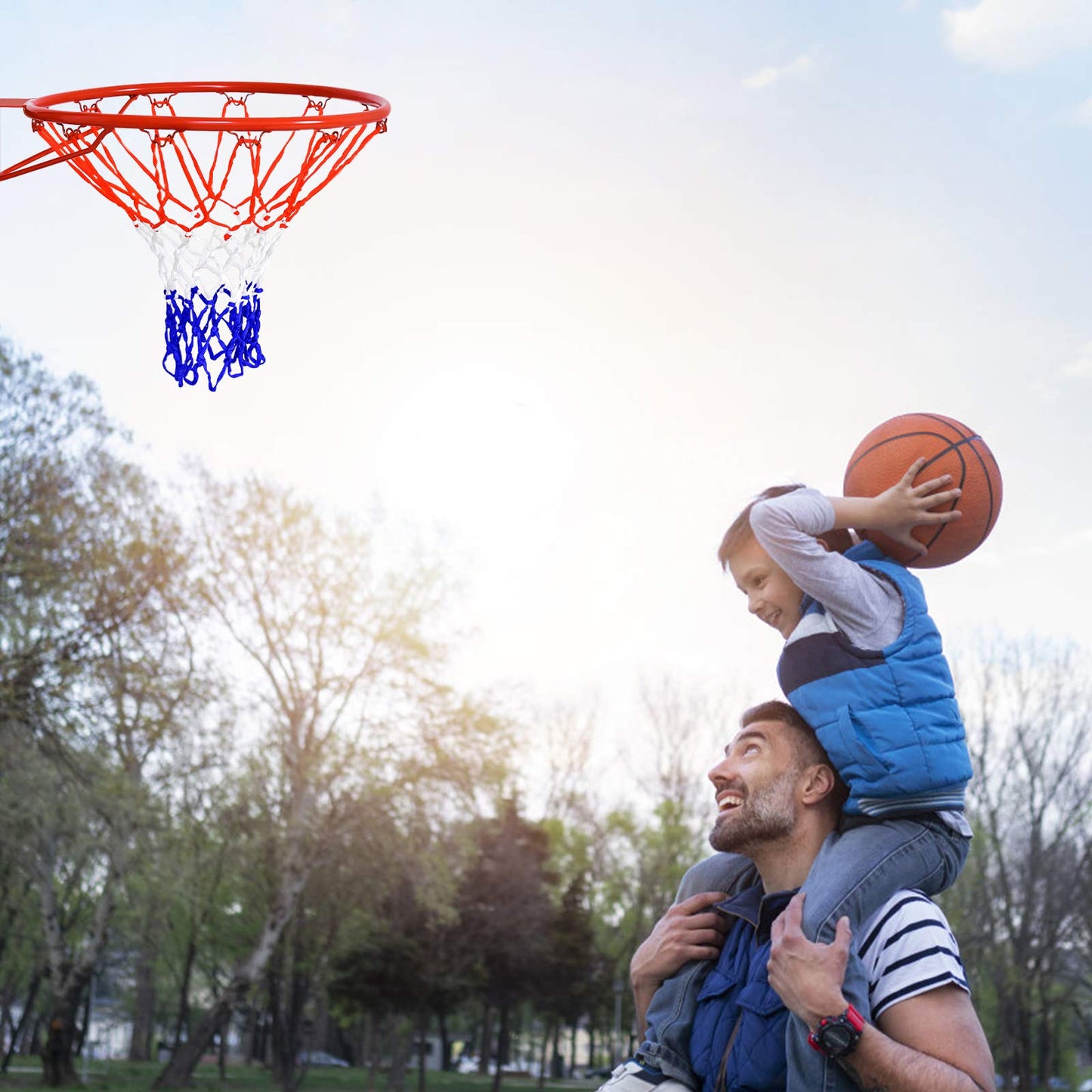 46cm Replacement Basketball Rim for Kids Adults