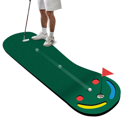 Golf Putting Green Set with 3 Putting Cups 1 Flag and Golf Hole Covers