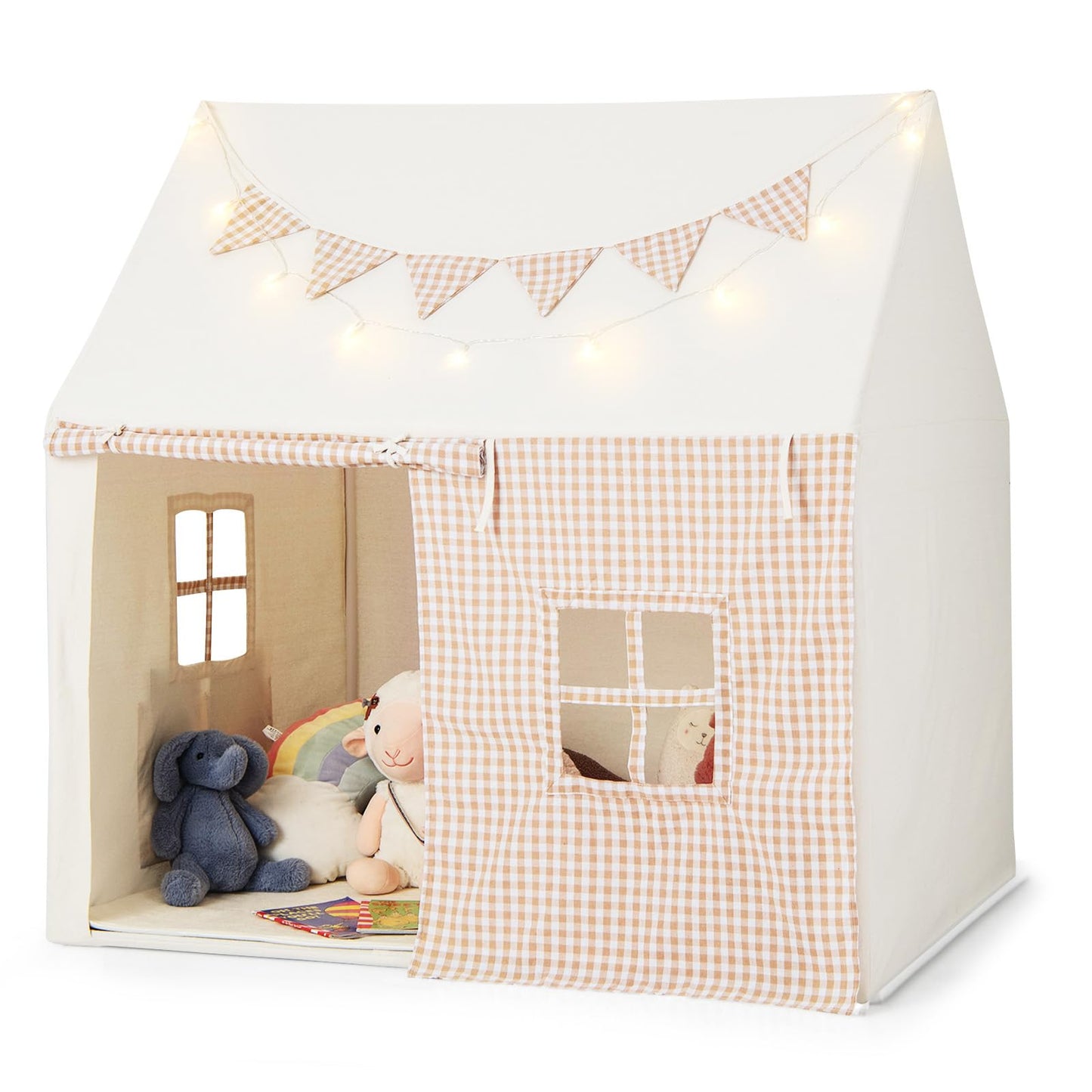 Indoor Large Playhouse with Mat for Boys & Girls