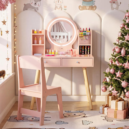 Kids Dressing Table, Girls Vanity Set