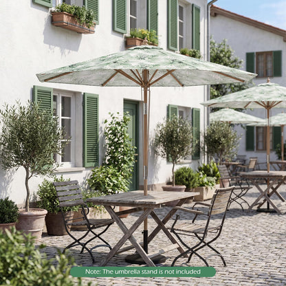 Garden Parasol, Outdoor Heavy Duty Umbrella with Push Button Tilt