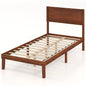 Bed Frame with Headboard and Slats Support