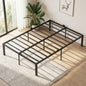4ft6 Double Bed Frame, 135 x 190cm Heavy-Duty Metal Platform Bed Frames