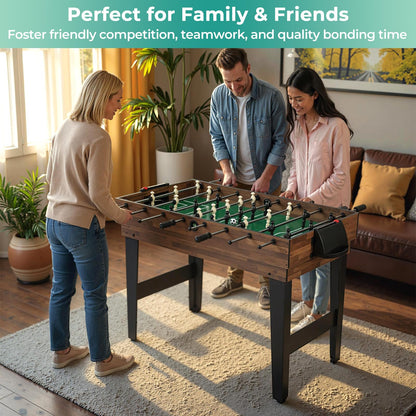10-in-1 Multi Game Table, Space-Saving Combo Tables with Football