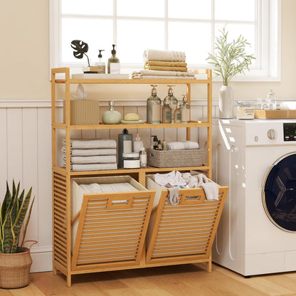 Tilt Out Laundry Basket, Pull Out Laundry Hamper Cabinet