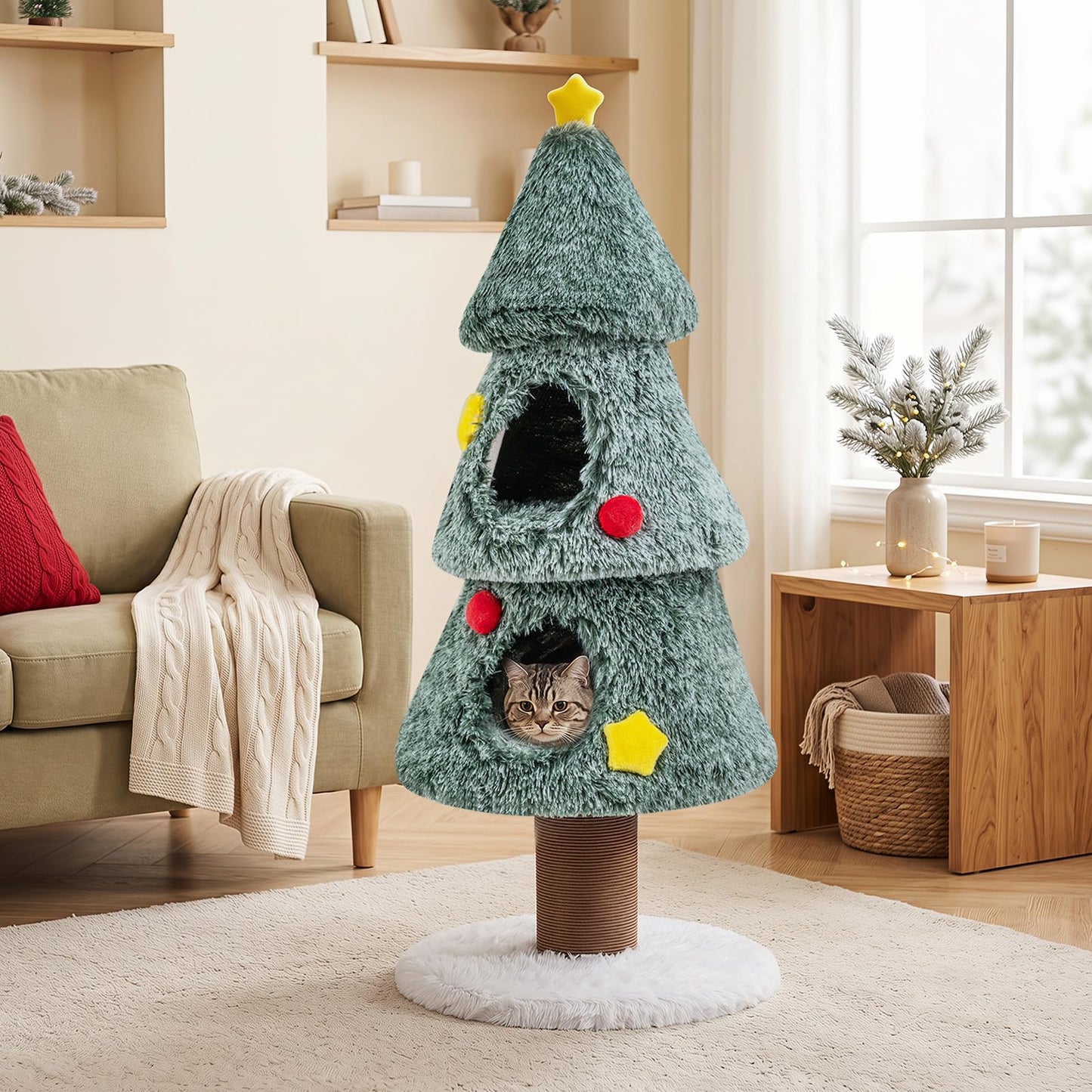 Christmas Cat Tree, Kitten Activity Center