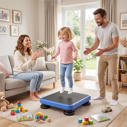 Kids Mini Trampoline Board with Elastic Rope