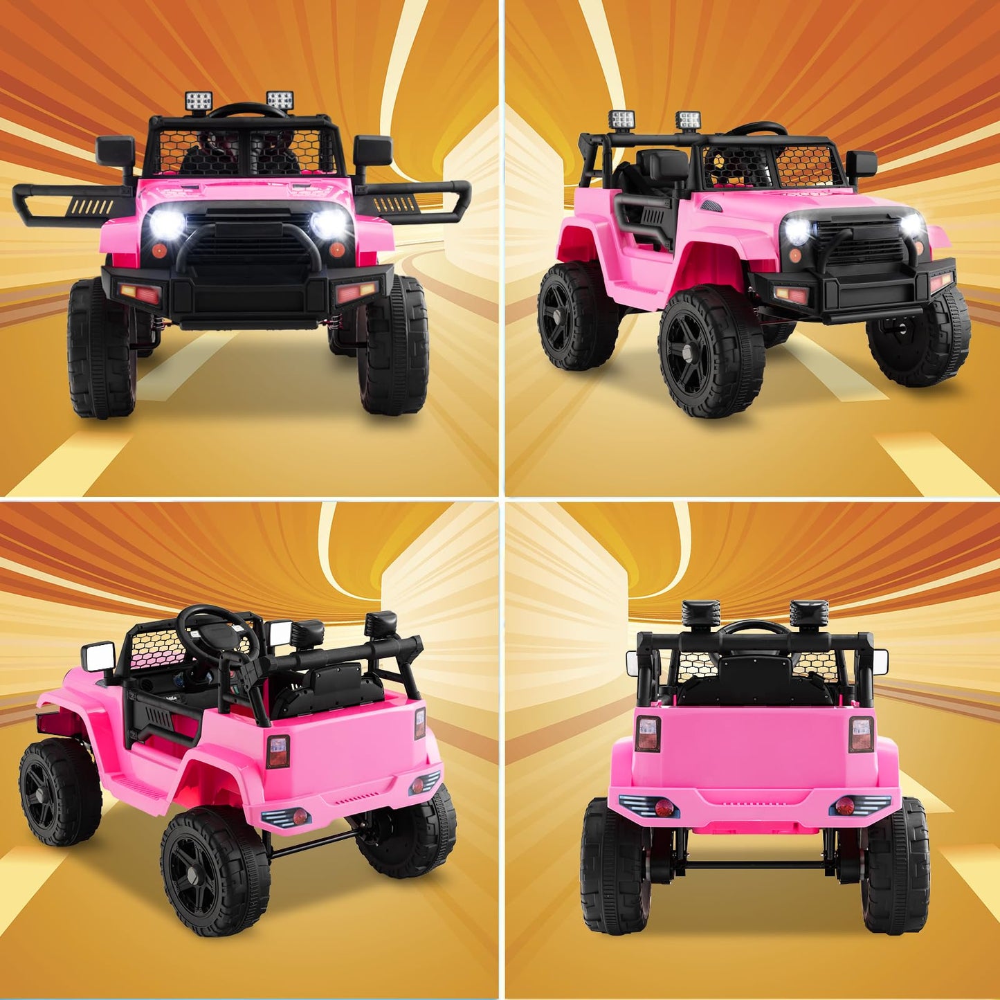 12V Kids Ride on Car with Remote Control and Music
