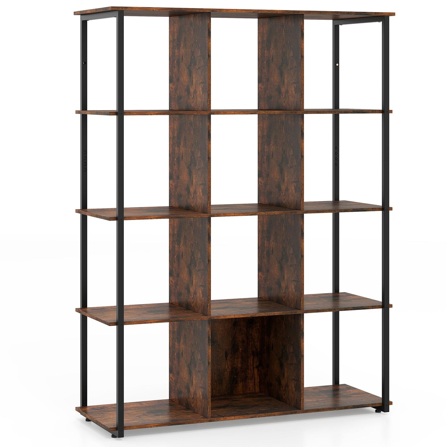 Tall Freestanding Bookshelf with 2 Anti tipping Kits