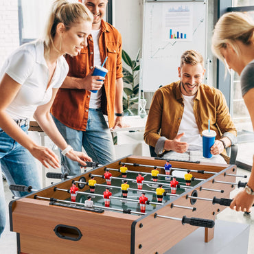 4 in 1 Combo Game Table Set Foosball Table with Billiards