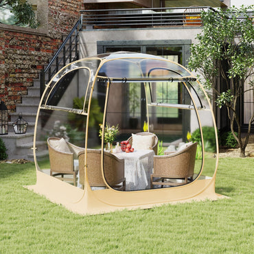 All Weather Clear Sport Shelter Dome House with Carrying Bag