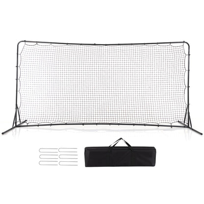 12ft x 6ft Soccer Training Equipment with Carry Bag and Ground Stakes