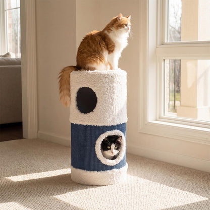 Cat House for Indoor Cats, Cat Hideaway Cave