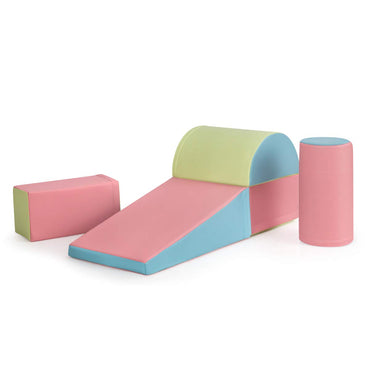 Giantex 5 Pieces Baby Climb and Crawl Foam Play Set Colorful Children's Educational Software Activity Toys