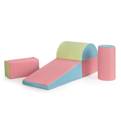 Giantex 5 Pieces Baby Climb and Crawl Foam Play Set Colorful Children's Educational Software Activity Toys