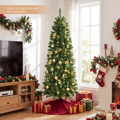6FT Pre-Lit Christmas Tree with RGB LED Lights