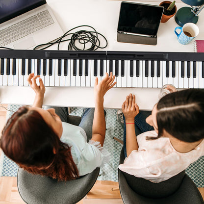 Giantex 88-Key Foldable Digital Piano Keyboard Full Size Electronic Pianos with MIDI Split Function