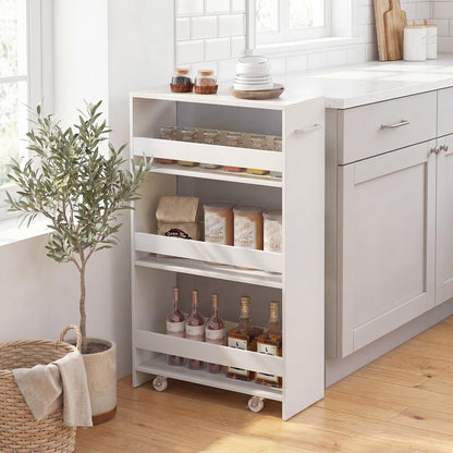 GiantexUK 4-Tier Kitchen Storage Trolley