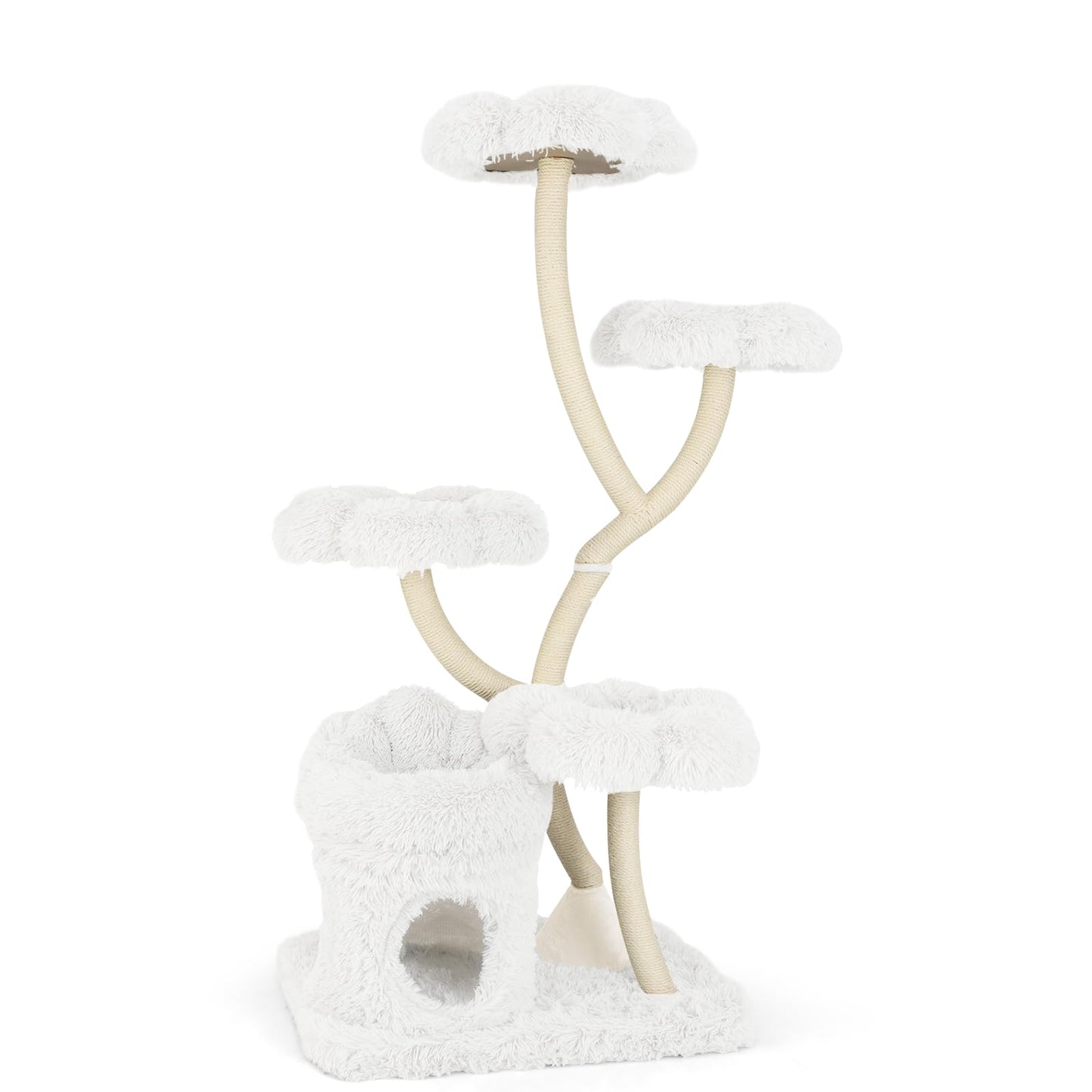 162cm Multi-Level Cats Climbing Tower with Condo for Indoor Kittens
