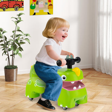 Toddler Ride on Toy with Under Seat Storage with Music and Lights