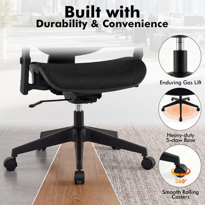 Ergonomic Office Chair, High Back Swivel Mesh Computer Desk Chair