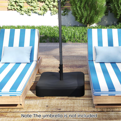 Giantex Square Parasol Base Weight Bag, 80KG Sand Fillable Umbrella Stand