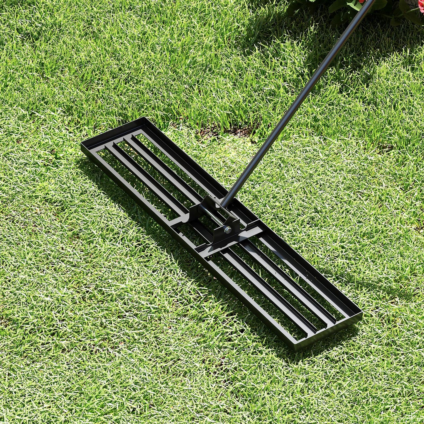 46" x 10” Heavy Duty Lawn Leveler with 77” Ergonomic Handle