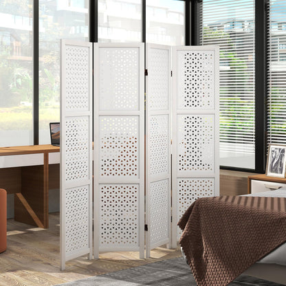 4 Panel Folding Room Divider for Living Room Bedroom Office