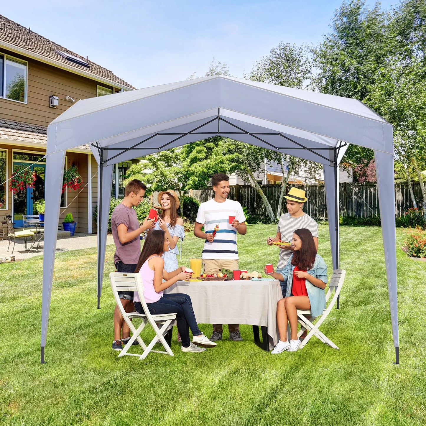 3m x 3m Pop up Canopy Tent without Sidewalls and Netting