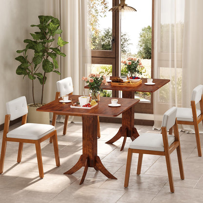 33 Inch Square Dining Table with Pedestal Base