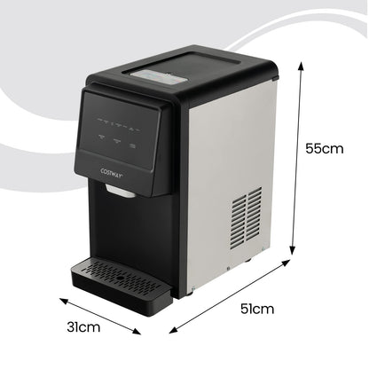 26kg(60lbs)/24H Ice Making Machine Self Dispensing Countertop Nugget Ice Maker