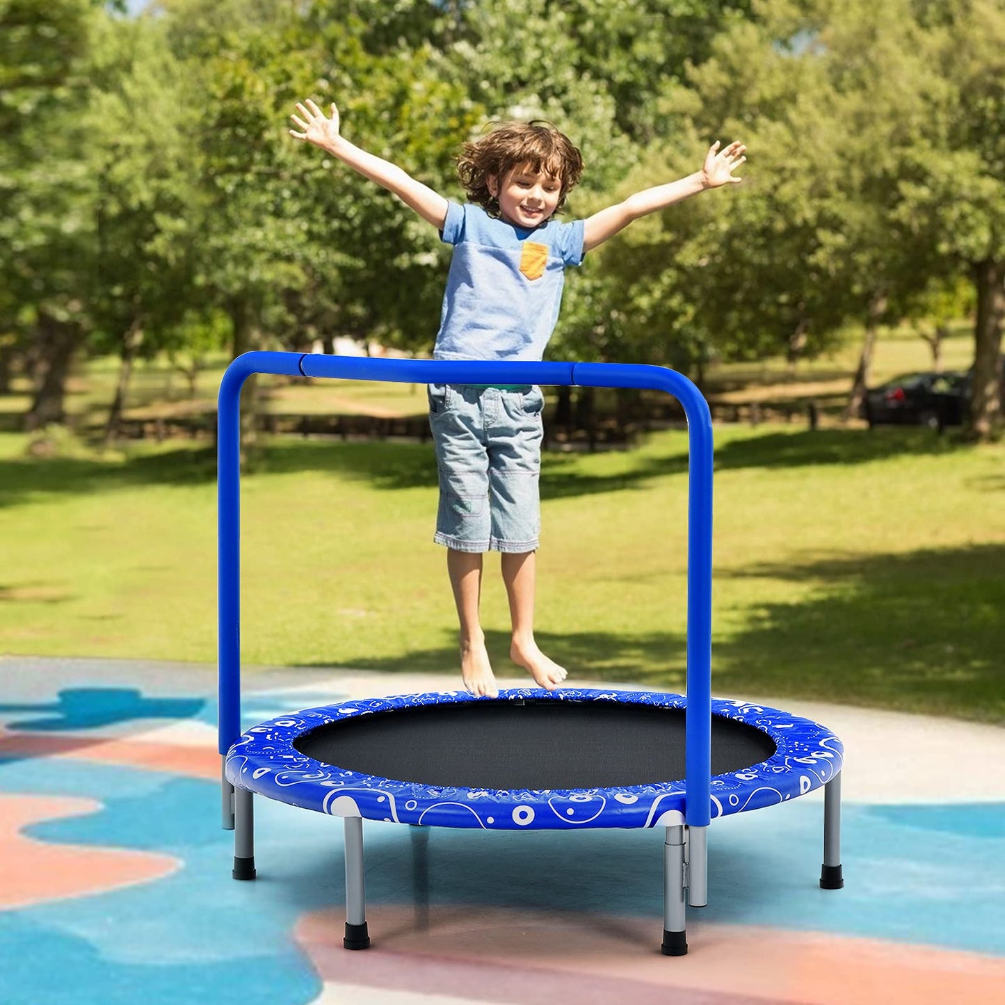 Kids Trampoline with Handle
