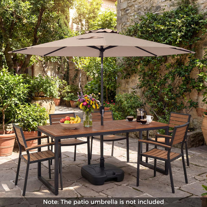 Fillable Base Weight, 27kg Water or Sand Filled Patio Parasol Umbrella Stand