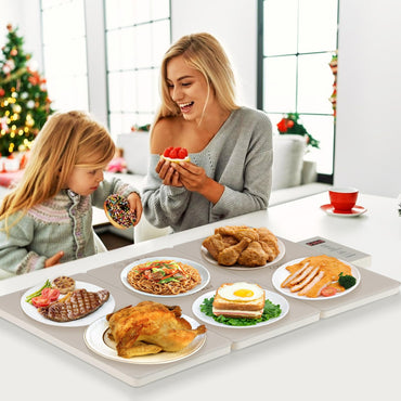 Electric Food Warming Tray Tray with Adjustable Temperature Control