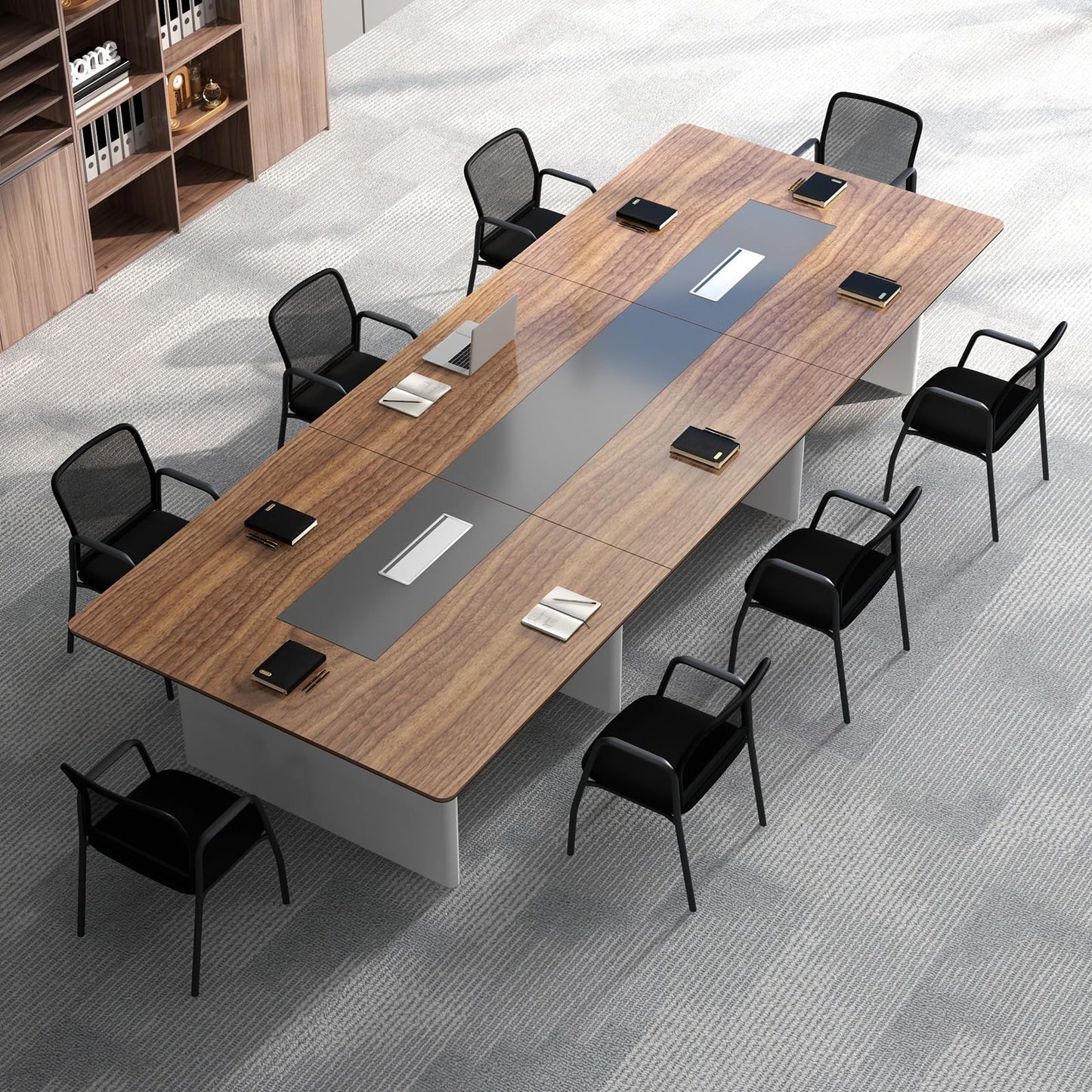 Office Guest Chairs with Ergonomic Mesh Backrest and Cushioned Seat
