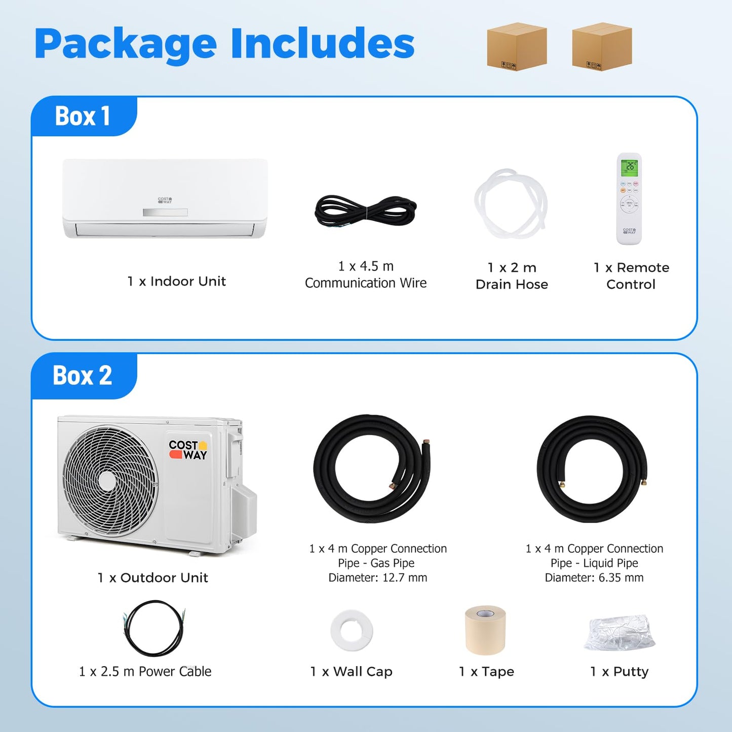 18000 BTU Mini Split Air Conditioner & Heater A++ Energy Efficient Inverter Split AC