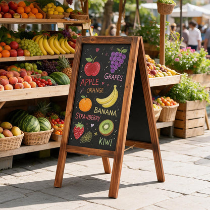 70 ×31 cm Foldable A-Frame Chalk Board Sign