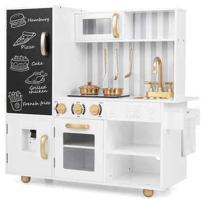 Pretend Play Kitchen for Kids with Utensils Aged 3+