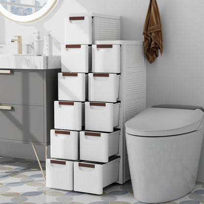 3/4/5-Drawer Narrow Storage Cabinet for Small Space