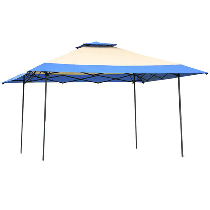 4 x 4m Pop up Outdoor Gazebo with 2-Tier Roof and Carrying Bag