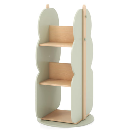 Display Corner Book Shelf with Side Hooks for Small Space