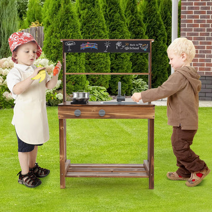 Kids Mud Kitchen with Removable Sink