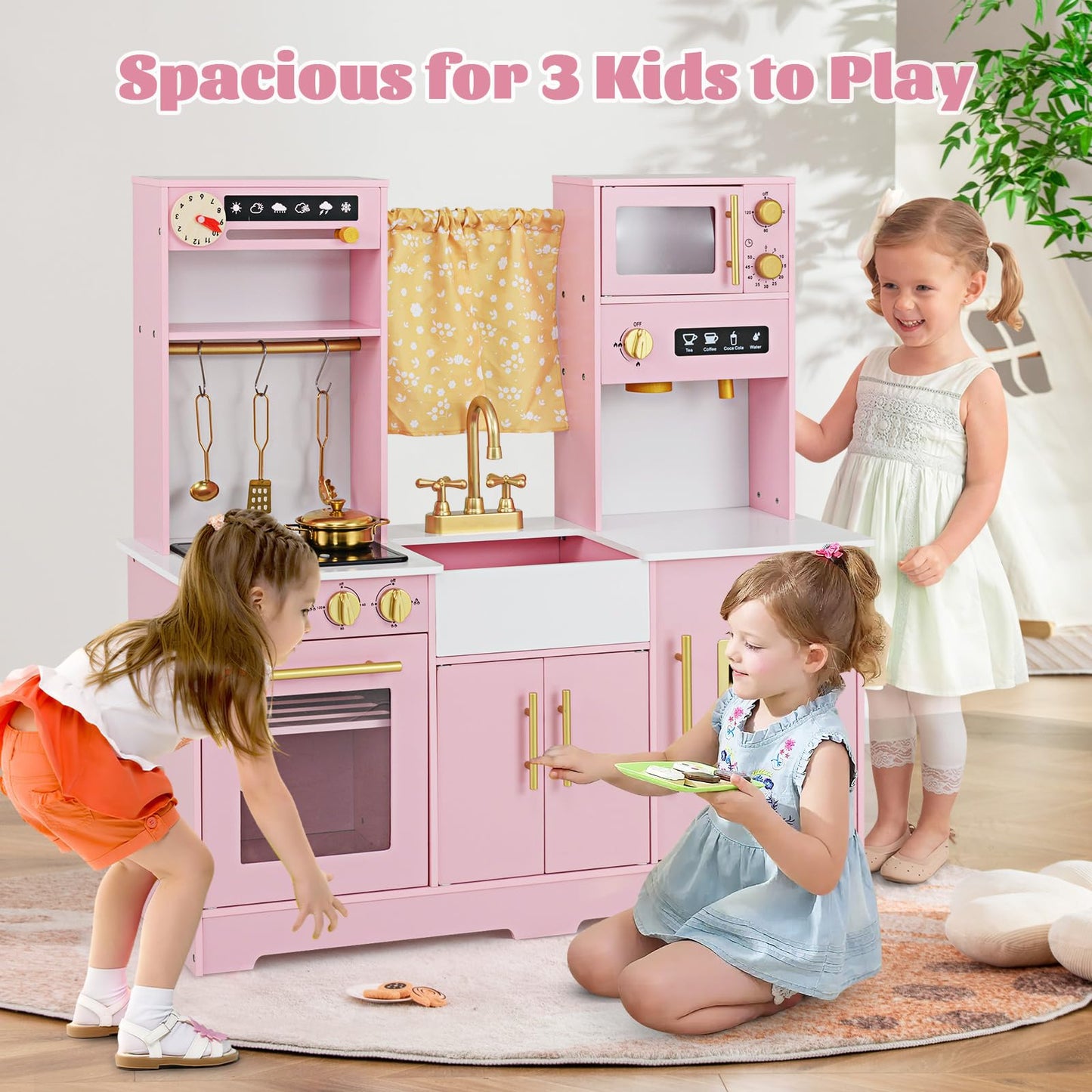 Pretend Play Kitchen with Sounds & Lights