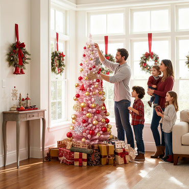 Artificial Christmas Tree with 392 Flocked Branch Tips