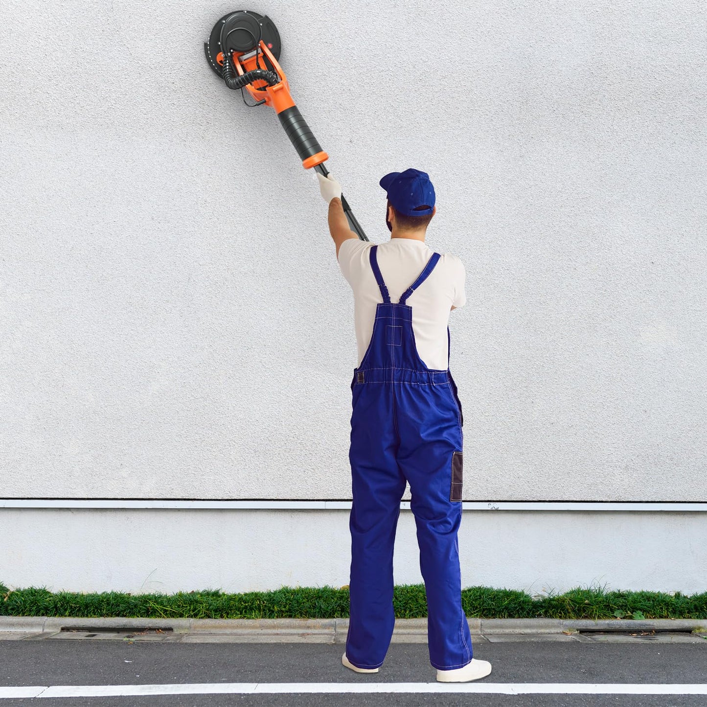 750W Sander Machine with Automatic Vacuum System and 6 Variable Speed