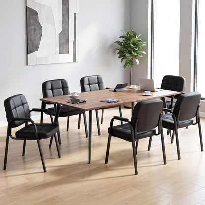 2 PCS Executive Office Chairs, PU Leather Reception Chairs
