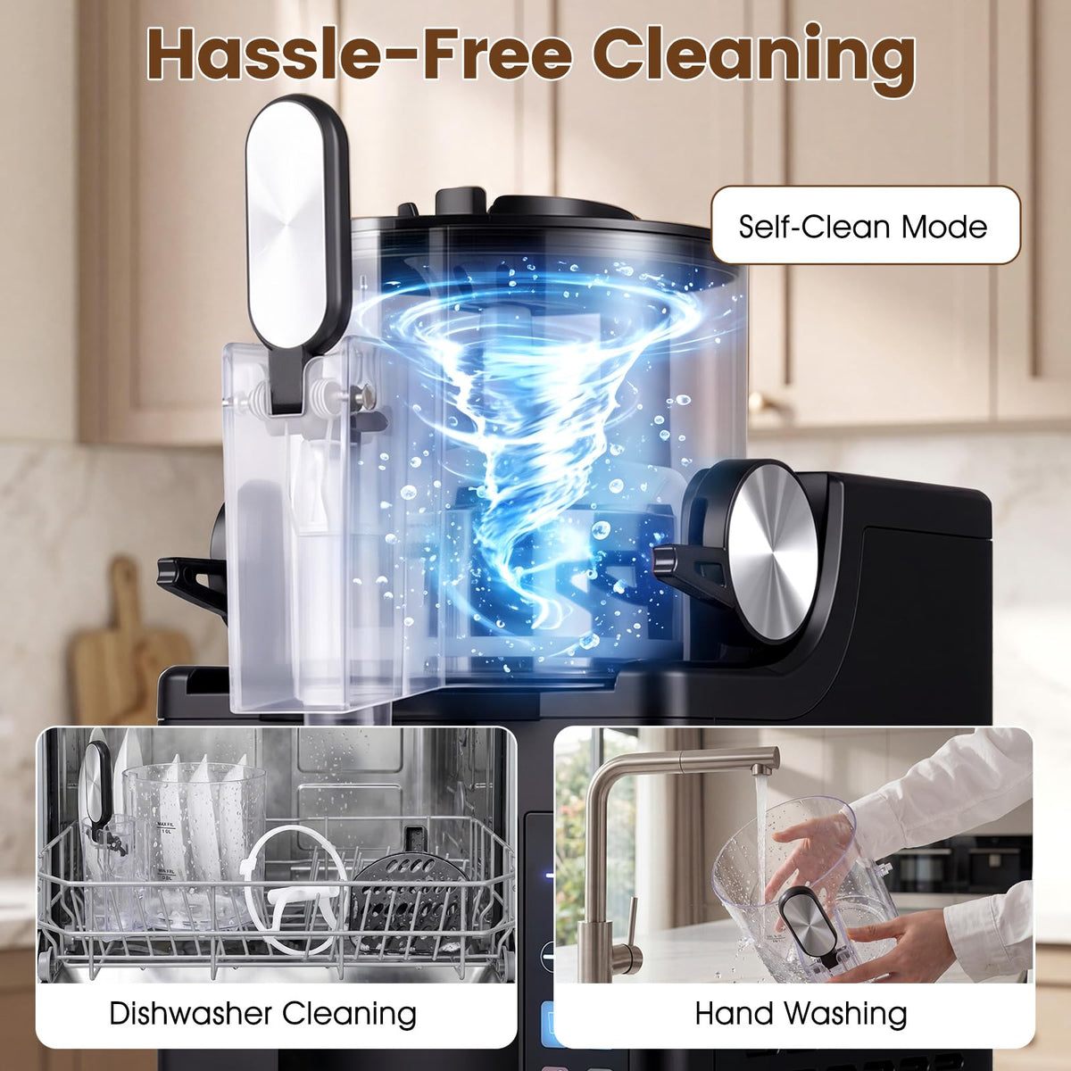 Slushie Machine 2L,2-in-1 Frozen Drink & Ice Cream Maker in 10 Mins
