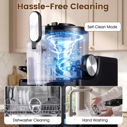 Slushie Machine 2L,2-in-1 Frozen Drink & Ice Cream Maker in 10 Mins