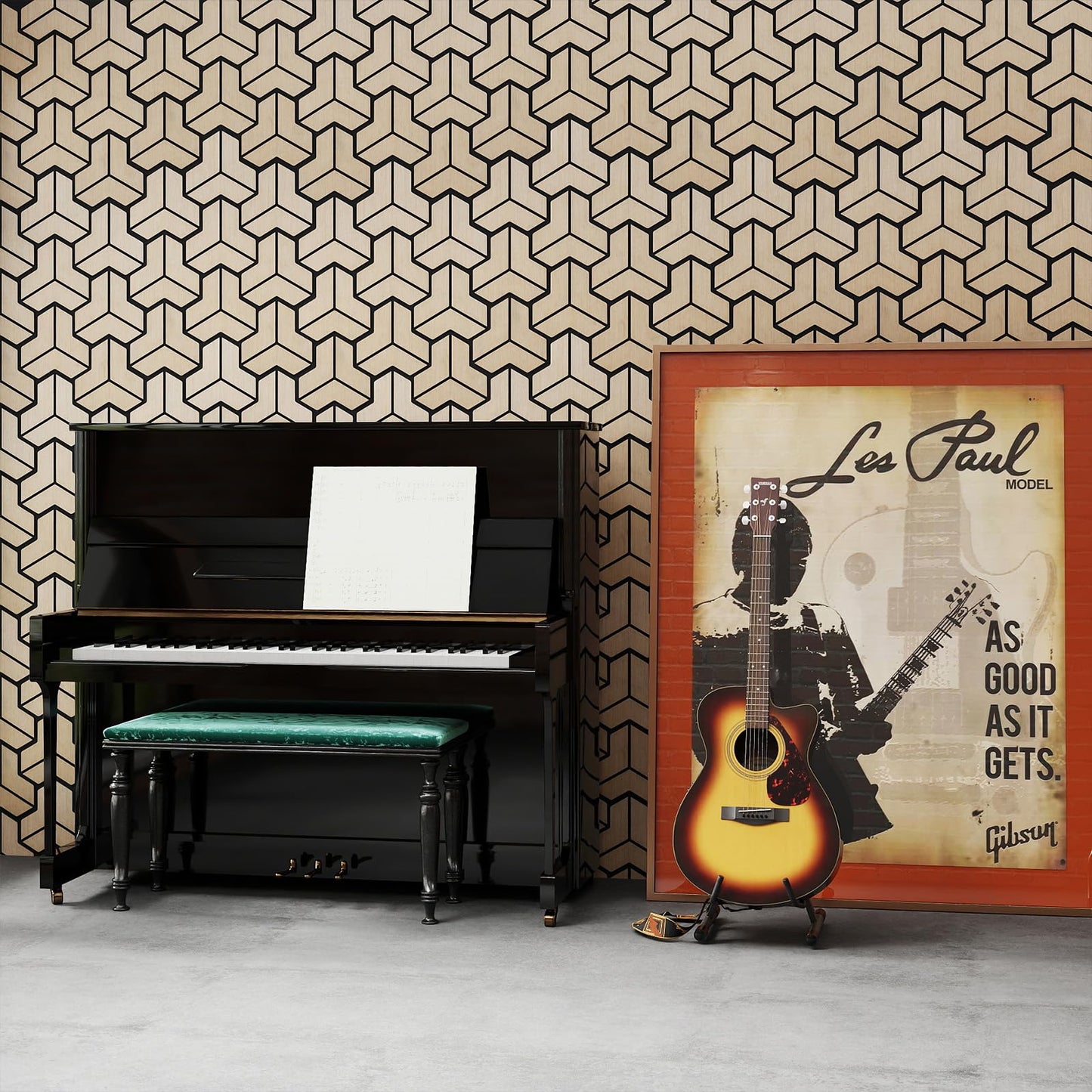 4 Pack Acoustic Panels for Walls 83 x 65 cm Sound Absorbing Panel